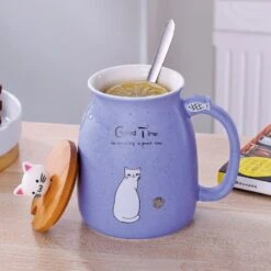 Kawaii Kitty Cat Ceramic Mug – Limited Edition -Kawaiitherapy Shop 29886 75efd5