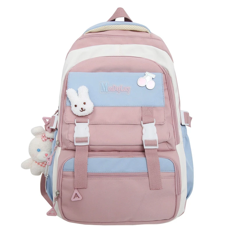 Kawaii Pastel Style Large Capacity College Backpack 8 Kawaii Pastel Style Large Capacity College Backpack - Image 8