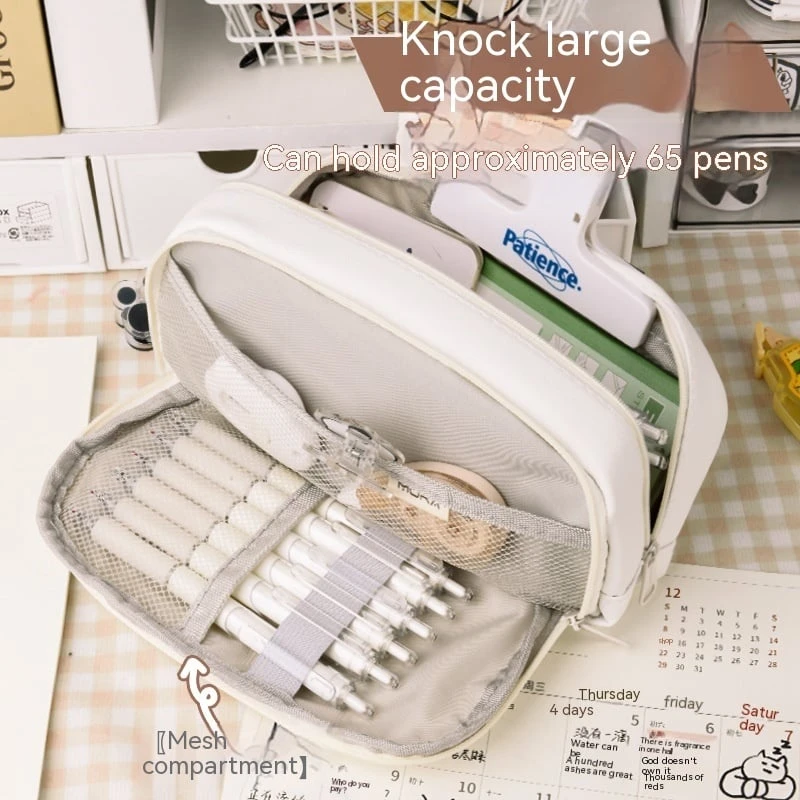 Korea Style Large Capacity Pencil Case – Limited Edition 4 Korea Style Large Capacity Pencil Case – Limited Edition - Image 4