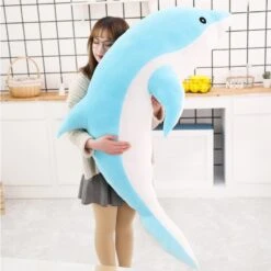 Kawaii Dolphin Plush Jumbo Edition (100cm) -Kawaiitherapy Shop 30503 45c081