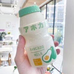 Kawaii Milk Fruit Plastic Bottle (480ml) -Kawaiitherapy Shop 30788 e66ba4