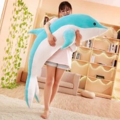 Kawaii Dolphin Plush Jumbo Edition (100cm)