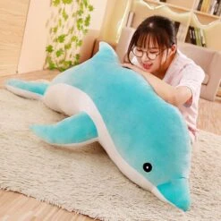 Kawaii Dolphin Plush Jumbo Edition (100cm) -Kawaiitherapy Shop 31010 a63191