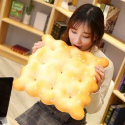 Kawaii Biscuit Cushion Pillow Cushion – Limited Edition -Kawaiitherapy Shop 31080 641978