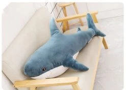 Kawaii Chubby Shark Plush Jumbo Edition (90cm) -Kawaiitherapy Shop 31154 76fdbb