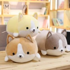 Kawaii Corgi Chubby Plush (30cm)