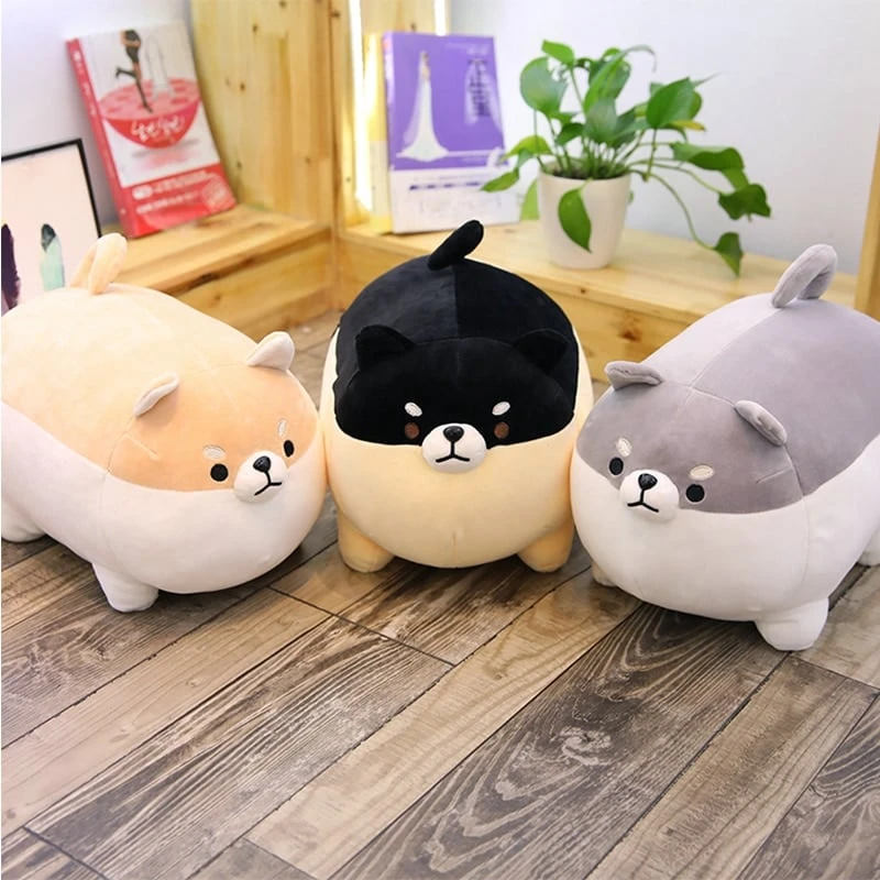 Kawaii Fat Shiba Inu Plush (40cm) – Limited Edition 2 Kawaii Fat Shiba Inu Plush (40cm) – Limited Edition - Image 2