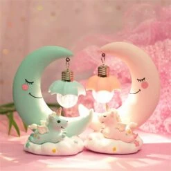 Kawaii Unicorn Moon Lamp – Limited Edition