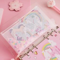 Kawaii Unicorn Notebook Diary Set -Kawaiitherapy Shop 32726 464ccd