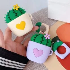 Kawaii Cactus Earphone Protective Case