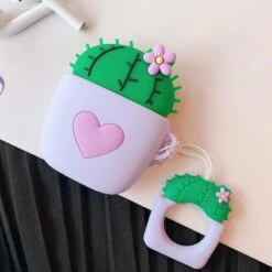 Kawaii Cactus Earphone Protective Case -Kawaiitherapy Shop 33069 2ceb06