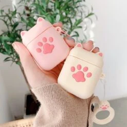 Kawaii Cat Paw Earphone Protective Case