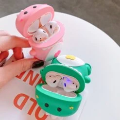 Kawaii Dinosaur Earphone Protective Case -Kawaiitherapy Shop 33099 482420