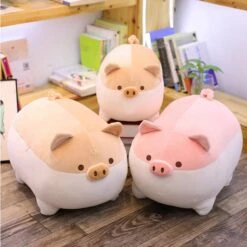 Kawaii Chubby Piglet Plush (40cm) – Limited Edition