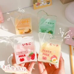 Kawaii Milk Square Glass Cup (380ml) – Limited Edition -Kawaiitherapy Shop 34044 a5b172