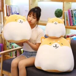 Kawaii Shiba Inu Pudding Plush (35cm) – Limited Edition -Kawaiitherapy Shop 34145 8c7810