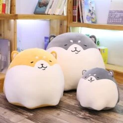 Kawaii Shiba Inu Pudding Plush (35cm) – Limited Edition
