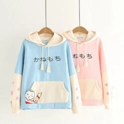 Kawaii Cat Mochi Hoodie – Limited Edition