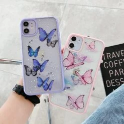 Kawaii Butterfly Glitter Phone Case 13 Kawaii Butterfly Glitter Phone Case -Kawaiitherapy Shop 34335 3f839a