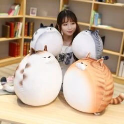 Kawaii Chubby Round Cat Plush XL (50cm) -Kawaiitherapy Shop 34602 2801dd