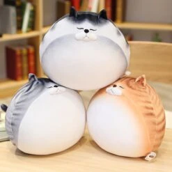 Kawaii Chubby Round Cat Plush XL (50cm) -Kawaiitherapy Shop 34602 4ae210
