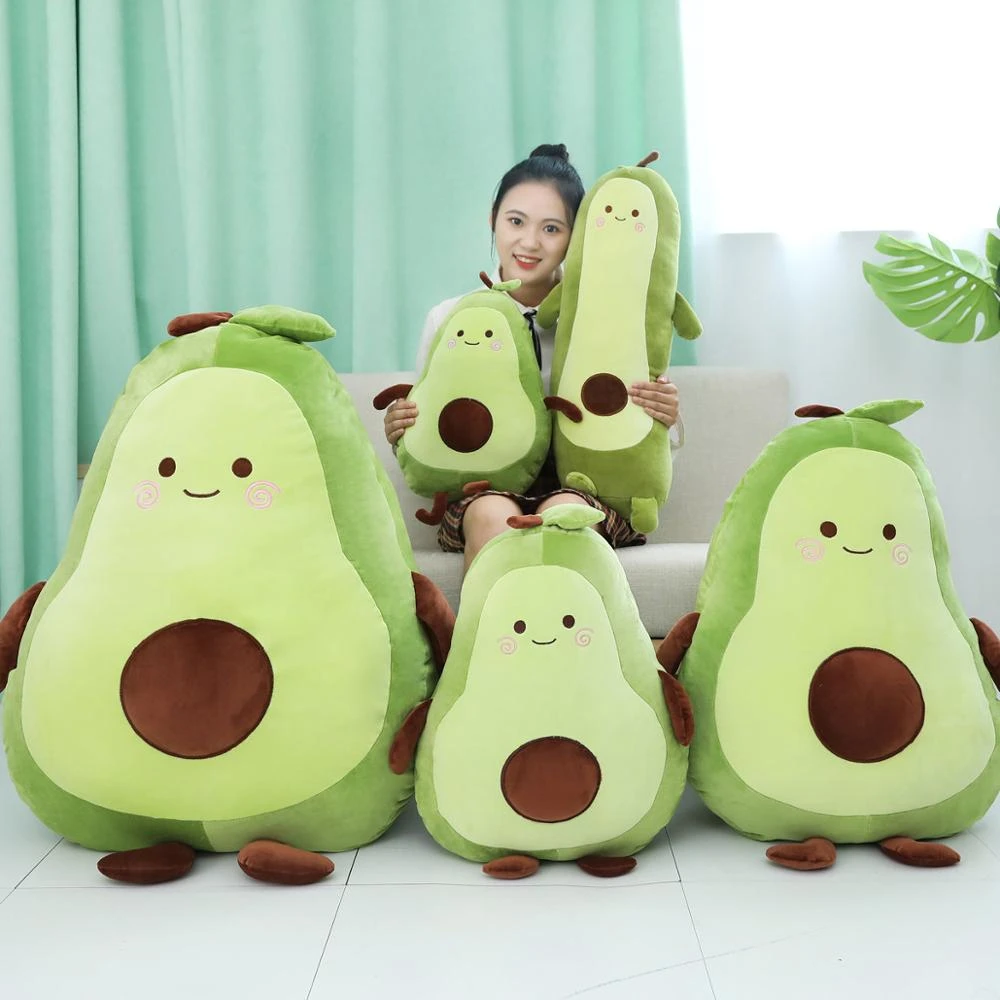 Kawaii Chubby Avocado Plush XL (65cm) 5 Kawaii Chubby Avocado Plush XL (65cm) - Image 5