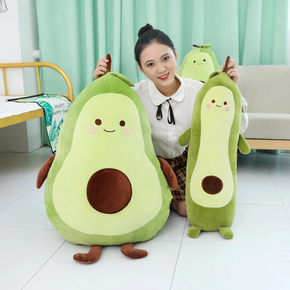 Kawaii Chubby Avocado Plush XL (65cm) 4 Kawaii Chubby Avocado Plush XL (65cm) - Image 4
