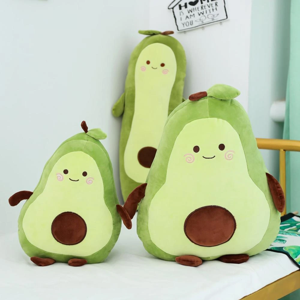 Kawaii Chubby Avocado Plush XL (65cm) 2 Kawaii Chubby Avocado Plush XL (65cm) - Image 2