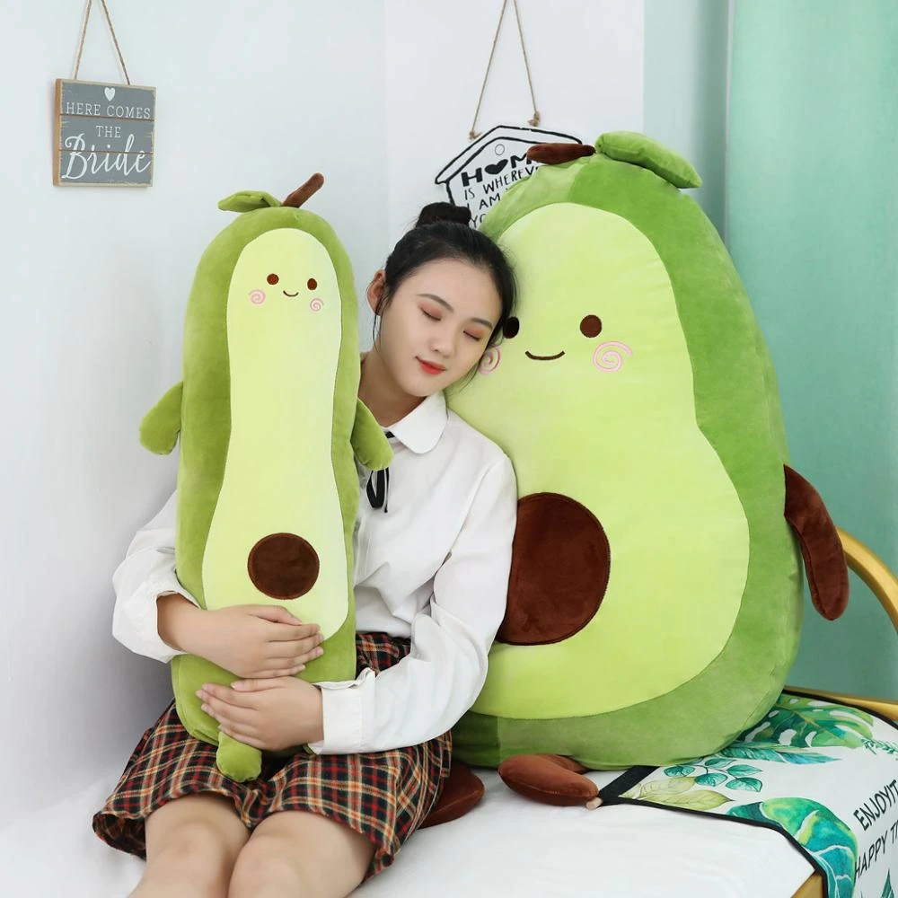 Kawaii Chubby Avocado Plush XL (65cm) 3 Kawaii Chubby Avocado Plush XL (65cm) - Image 3