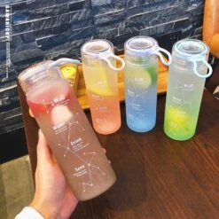Kawaii Sky Constellation Frosted Glass Bottle (460ml)