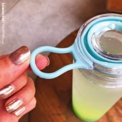 Kawaii Sky Constellation Frosted Glass Bottle (460ml) -Kawaiitherapy Shop 35015 a74701