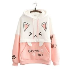 Kawaii Japanese Style Bunny Ears Hoodie – Limited Edition -Kawaiitherapy Shop 36041 g70a2k