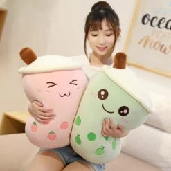 Kawaii Bubble Milk Tea Plush XL (50cm) -Kawaiitherapy Shop 36079 brfywq