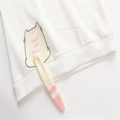 Kawaii Neko Cat Tail Harajuku Hoodie – Limited Edition -Kawaiitherapy Shop 36727 4tixj8