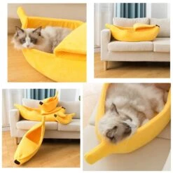 Kawaii Banana Soft Cushion Cat Bed – Limited Edition 13 Kawaii Banana Soft Cushion Cat Bed – Limited Edition -Kawaiitherapy Shop 37322 swqe9p