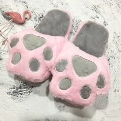 Kawaii Neko Cat Paw Slippers – Special Edition -Kawaiitherapy Shop 37653 qoh9te