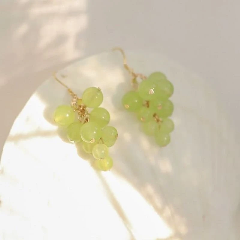 Kawaii Korea Style Grape Earrings – Limited Edition 1 Kawaii Korea Style Grape Earrings – Limited Edition
