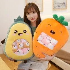 Kawaii Bag Of Fruit Stuffed Plush Dolls – Limited Edition -Kawaiitherapy Shop 37963 8i0f1u
