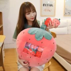 Kawaii Bag Of Fruit Stuffed Plush Dolls – Limited Edition -Kawaiitherapy Shop 37963 fdtoal