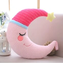 Kawaii Pastel Starry Cloud Moon Pillow Plush -Kawaiitherapy Shop 38312 9kuym7