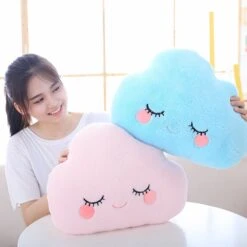 Kawaii Pastel Starry Cloud Moon Pillow Plush -Kawaiitherapy Shop 38312 j5y5od