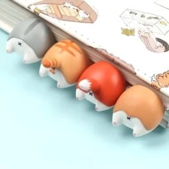 Kawaii Corgi Hamster Bookmark