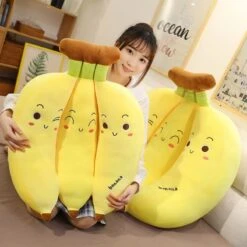 Kawaii Banana Fruit Plush XL (55cm) -Kawaiitherapy Shop 38761 4apud6