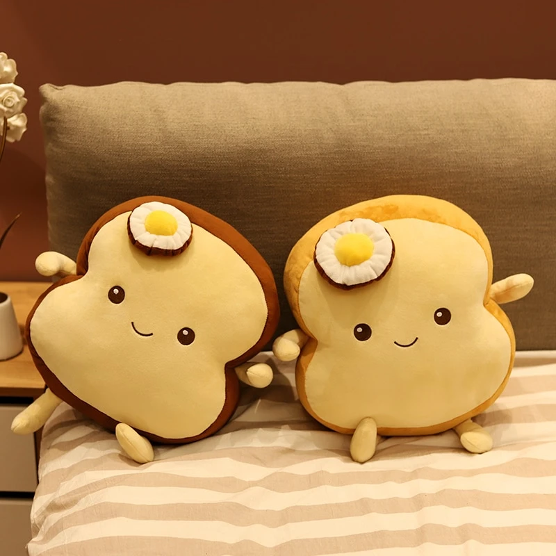 Kawaii Bread Toast Egg Plush – Limited Edition 3 Kawaii Bread Toast Egg Plush – Limited Edition - Image 3