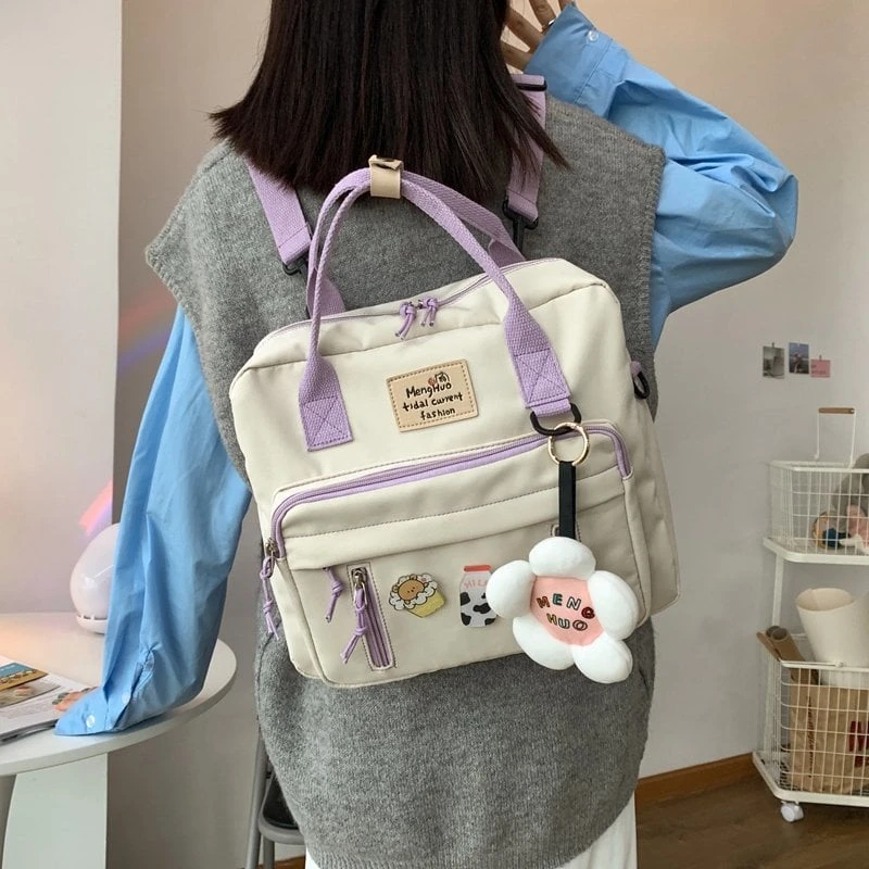 Kawaii Canvas Style Harajuku Backpack 1 Kawaii Canvas Style Harajuku Backpack