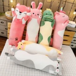 Kawaii Animal Long Pillow Plush XL (80cm)