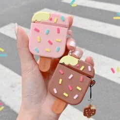 Kawaii Popsicle Ice Cream Protective Earphone Case
