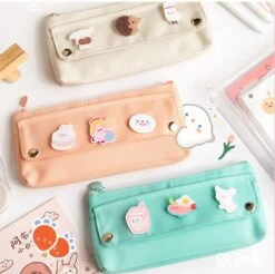 Kawaii Macaron Style Pastel Pencil Case -Kawaiitherapy Shop 40505 vjbdsa