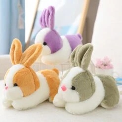 Kawaii Soft Pastel Bunny Rabbit Plush (20cm) -Kawaiitherapy Shop 40757 ig30fx