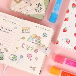 Kawaii Fruit Series Notebook Planner 8 Kawaii Fruit Series Notebook Planner -Kawaiitherapy Shop 40822 5vpkmk